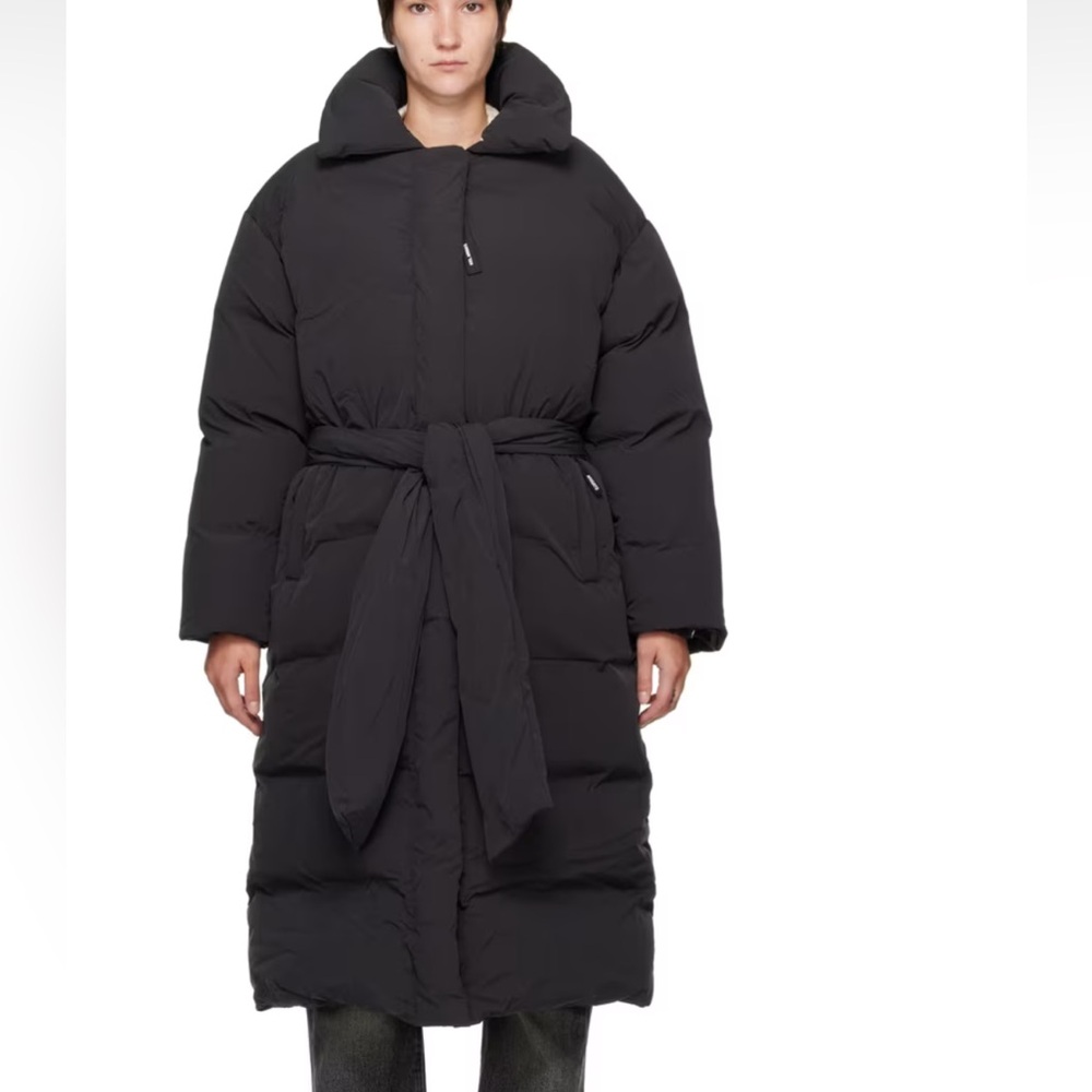 Black Vertex Down Coat
